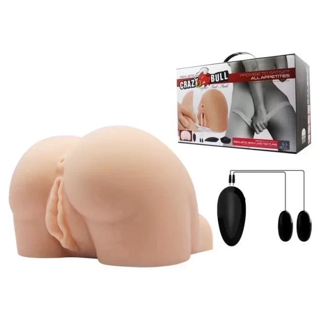 Crazy bull masturbator vagina and ass vibrating flesh