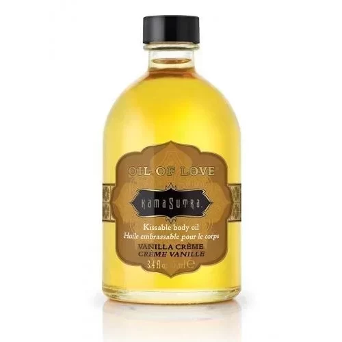 Waniliowy, jadalny olejek do masażu Kama Sutra Oil Of Love Vanilla 100 ml
