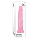 Żelowe dildo Pink Jelly Slim Dildo