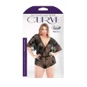 Krótki, koronkowy kombinezon Stretch Lace Romper (2 kolory)