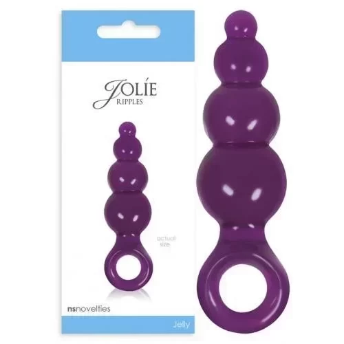 Korek analny w kształcie kuleczek Jolie Ripples Mini (2 kolory)