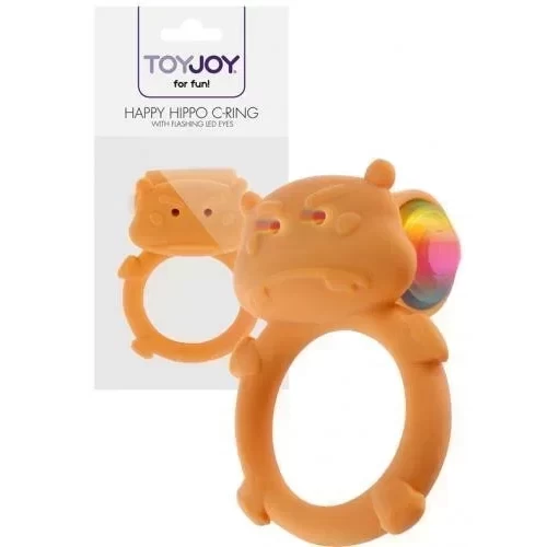 Ring na penisa Happy Hippo C-ring Orange