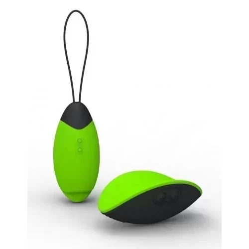 Masażer 2 w 1 Pressure / remote control egg green