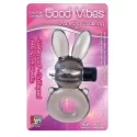 Pierścień w kształcie królika z wibracjami Good Vibes Vibrating Bunny Cockring