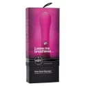 Unikalny wibrator 21.5 cm KEY Virgo Raspberry