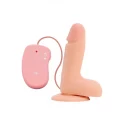 Realistyczne dildo z wibracjami 17 cm Real rapture vibe flesh 6 inch