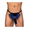 Stringi z motywem słonia Party g-string blue o.s.
