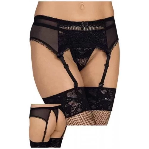 Pas do pończoch Suspenderbelt and string