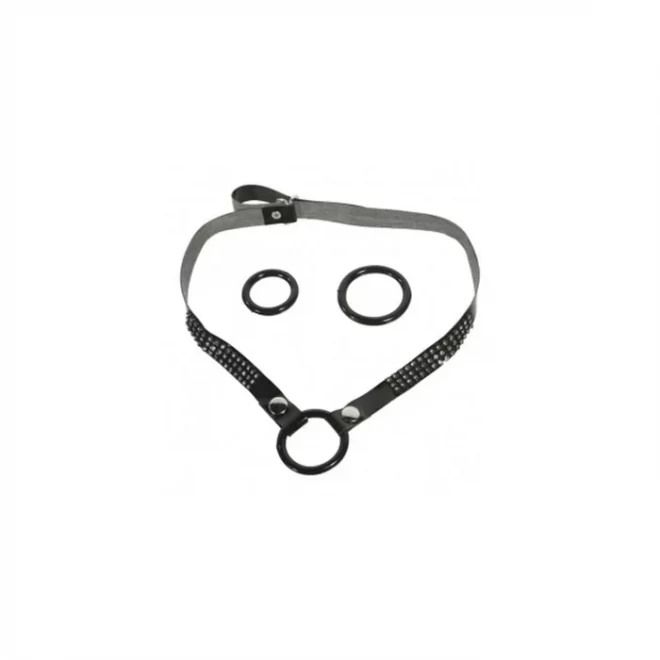 Knebel z ringiem Bound Open Ring Gag