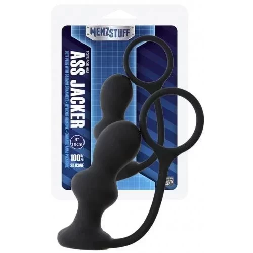 korek analny z ringiem na penisa Menzstuff ass jacker