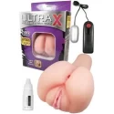 Masturbator vibrating cyber skin vagina and anus