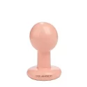 Silikonowo-żelowy korek analny Round Butt Plug Small (2 kolory)