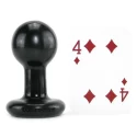 Silikonowo-żelowy korek analny Round Butt Plug Small (2 kolory)