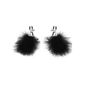 Klipsy na sutki z piórkiem Sex Mischief Feathered Nipple Clamps