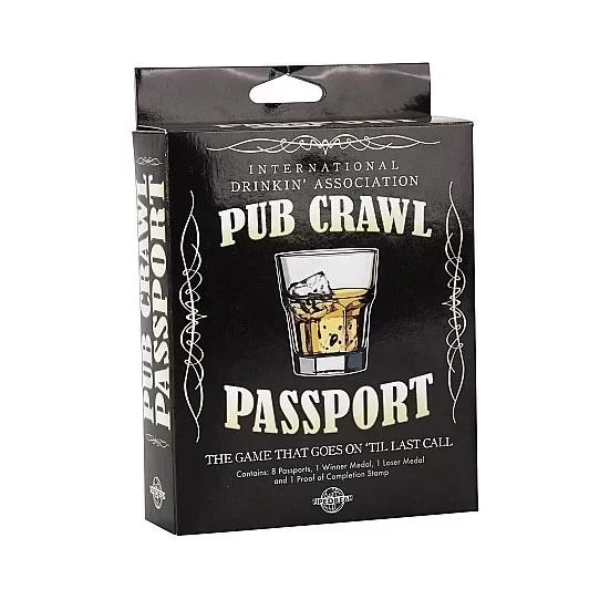 Pub crawl passport game