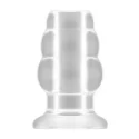 No.51 - Large Hollow Tunnel Butt Plug - 5 Inch - Translucent