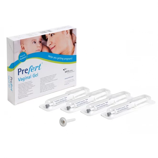 Żel wspomagający płodność Prefert Vaginal Gel 4x6ml + 1 aplikator
