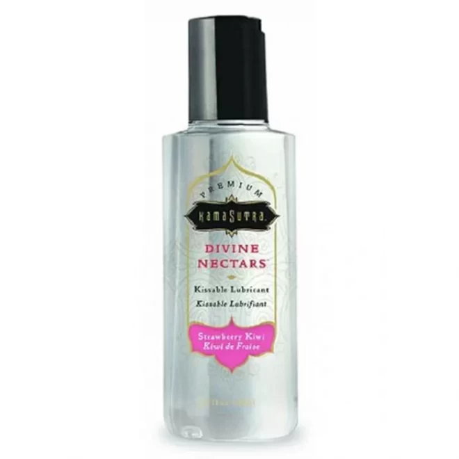 Jadalny lubrykant o smaku truskawek z kiwi Kama Sutra Divine Nectars 150 ml