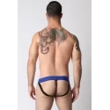 Slipy z odkrytymi pośladkami Dugout Jockstrap - blue