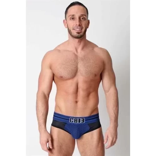 Slipy odkrywające pośladki Dragnet Jock Brief - Blue