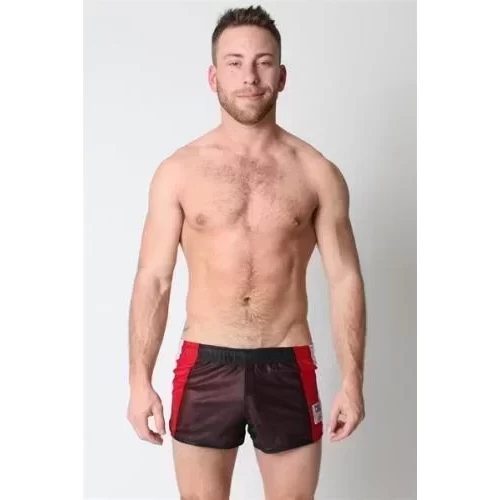 Bokserki Sweeper Reversible Mesh Short- Red