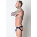 Bokserki męskie Dark Room Jockstrap - Blue .