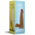 Egzo Mad Banana Dildo - suction cup