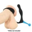 Optimale duo silicone c-ring / p-massager - black