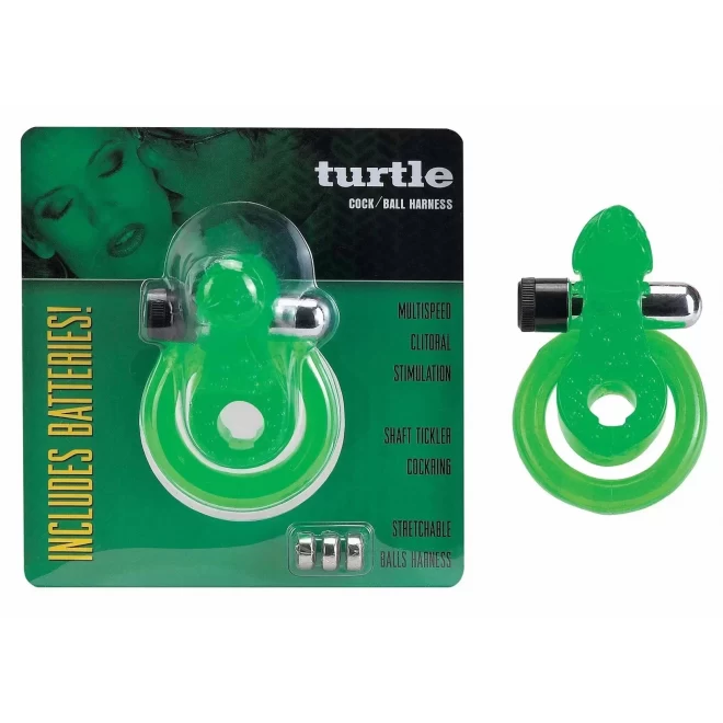 Cock & ball harness turtle green