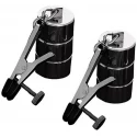 2 adjustable nipple clamps+changable weights