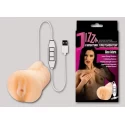 Jizz vibrating masturbator, gina adara vagina,usb, natur