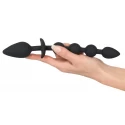 Black velvets plug + beads