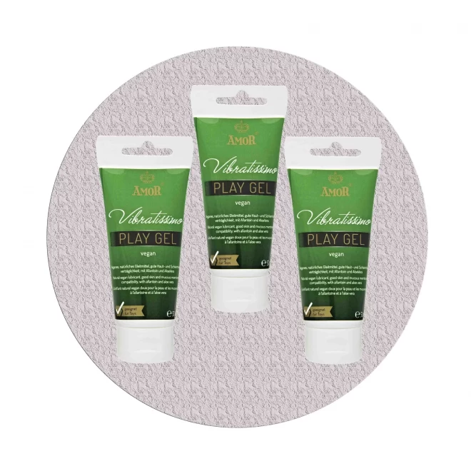 Vibratissimo play gel vegan 50 ml (3er-pack)