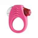 Wodoodporny rong na penisa z wibracjami Stylish Soft Touch C-ring (3 kolory)