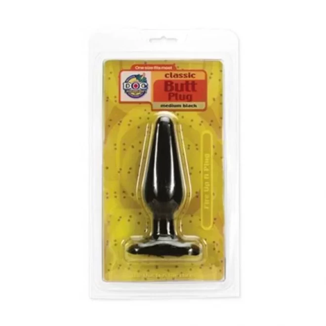 BLACK BUTT PLUG MEDIUM