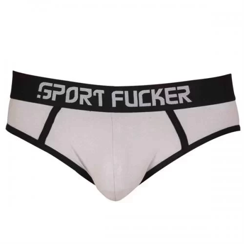 Jock strapy Hooker open brief - grey / black