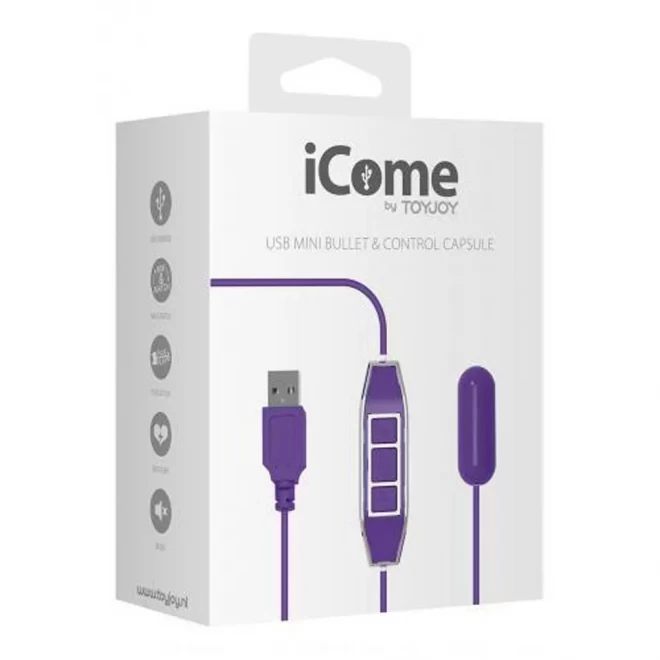 Wibrujące mini jajeczko Usb Mini Bullet Control Capsule