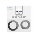 Zestaw dwóch pieścieni na penisa Power Disc C-Ring Set
