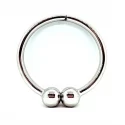 Stainless steel barbell collar with magnet closer 16 cm. | 1