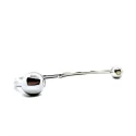Stainless steel barbell collar with magnet closer 18 cm. | 1