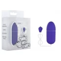 FUNKY EGG ON A WIRE DARK PURPLE