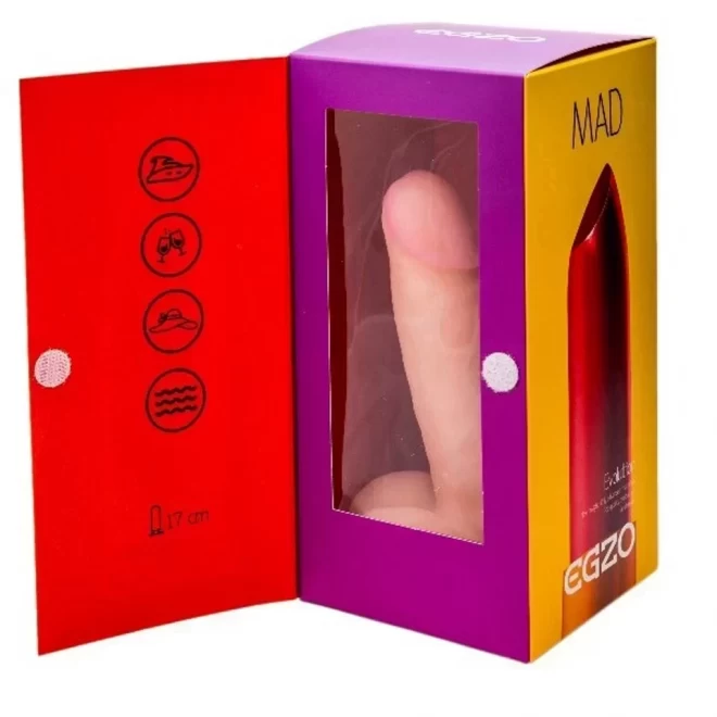 Egzo Mad Lipstick Dildo - suction cup