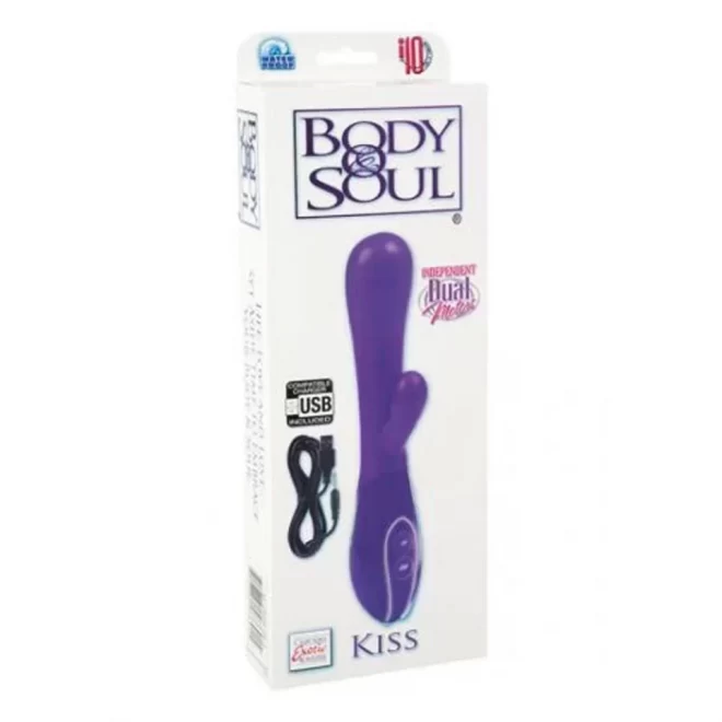 Wodoodporny wibrator Body and Soul Kiss (2 kolory)