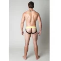 Parolee neoprene jock - black/yellow - l