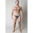 Parolee neoprene jock - black/grey - l