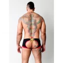 Asylum jock trunk - black/red - s