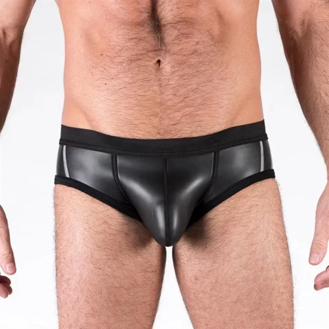 Neoprene jock brief - grey - large