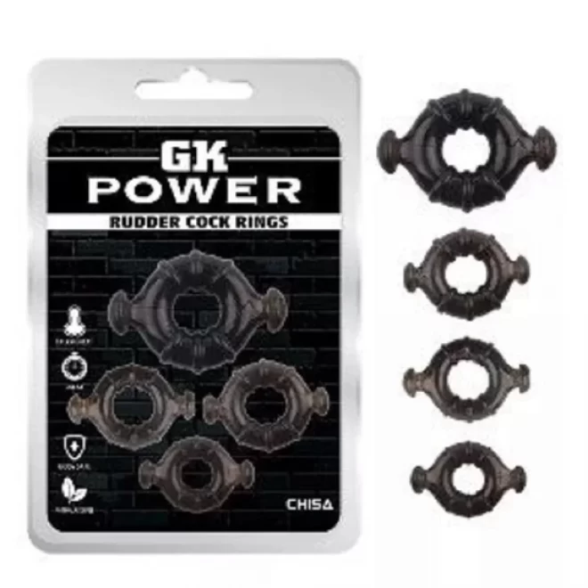 Rudder cock rings
