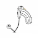 Metal Penis Cage With Anal Hook