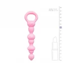 Easytoys Ribbed Anal Beads - Pink